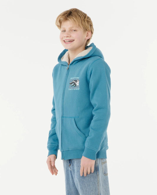 Ripcurl Haze & Tube Lined Zip Through Hooded Jacket - Kids