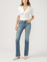 Load image into Gallery viewer, Silver Be Low Low Rise Flare Jeans
