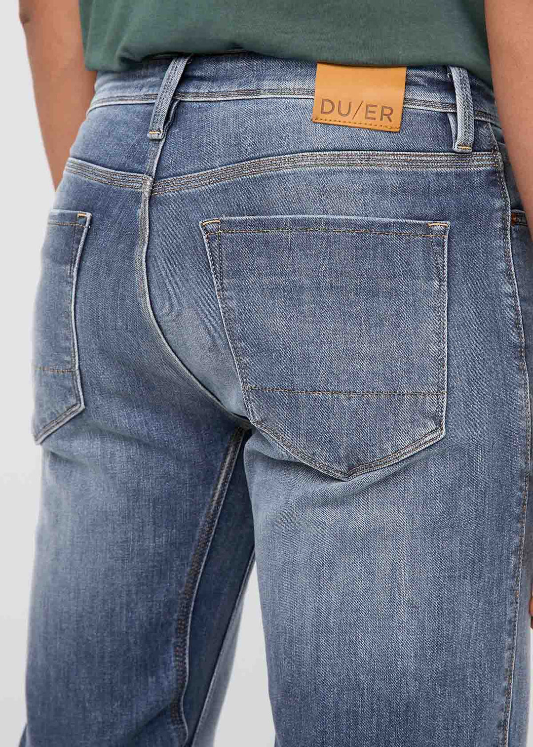 DU/ER Performance Denim+ Straight - Vintage Indigo