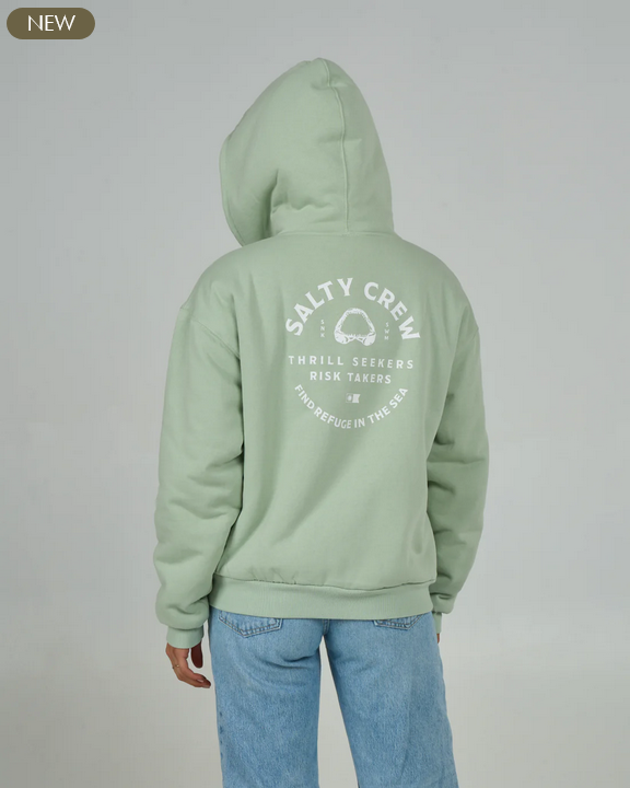 Salty Crew Chompers Zip Sherpa Hoodie