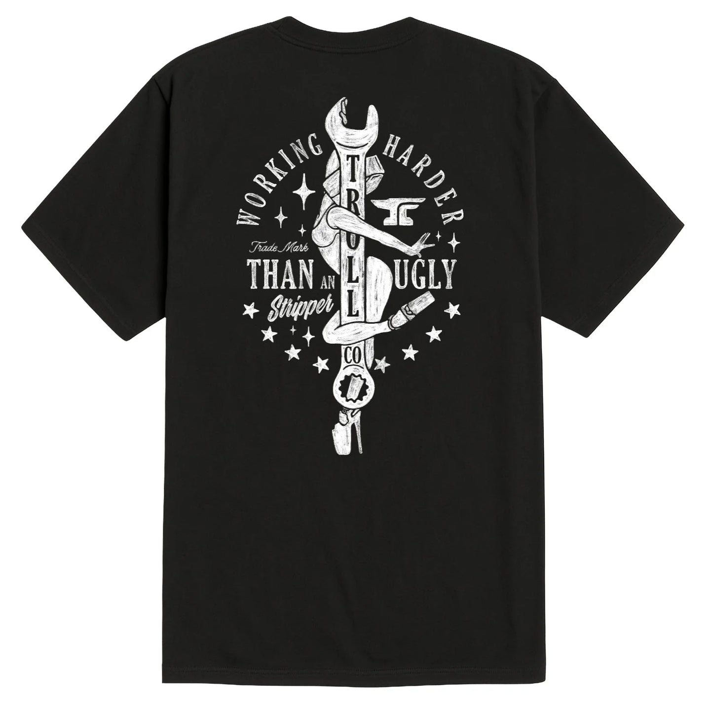 Troll Clothing Men's Working Wrench T-Shirt