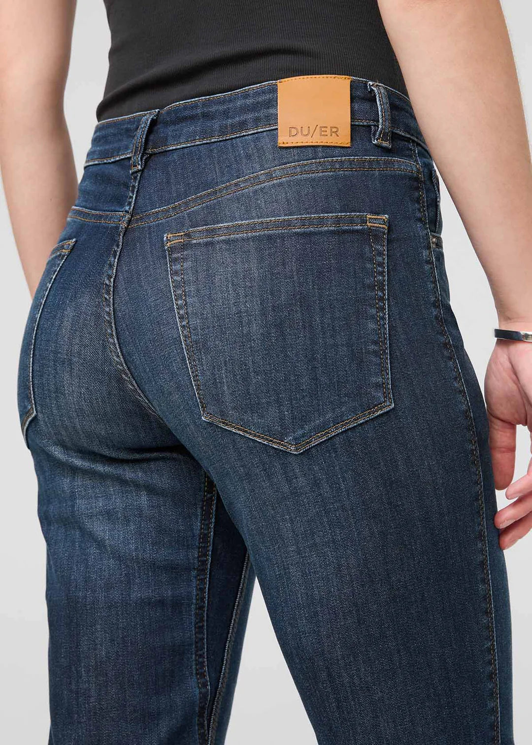 DU/ER Performance Denim Girlfriend - Heritage Blue