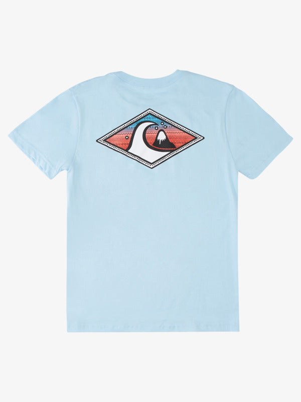 QUIKSILVER BOYB 8-16 INSIDE OUT S/S TEE