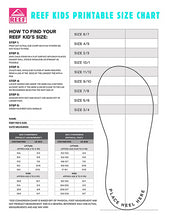 Load image into Gallery viewer, REEF KIDS SIZE 13/1 - 6/7 AHI SANDAL
