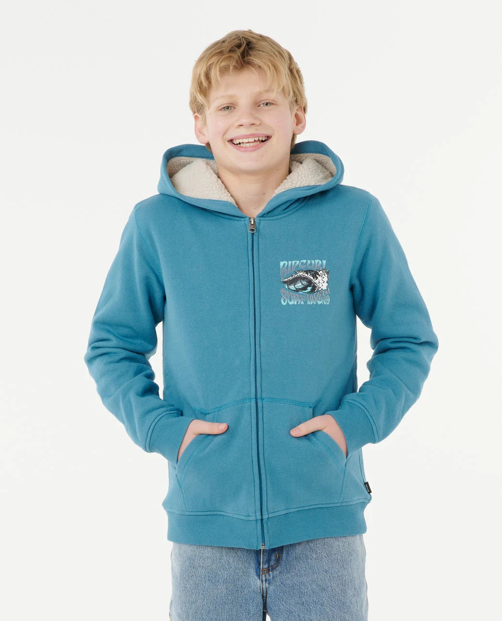 Ripcurl Haze & Tube Lined Zip Through Hooded Jacket - Kids