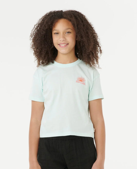 Sunrise Crop Tee - Kids