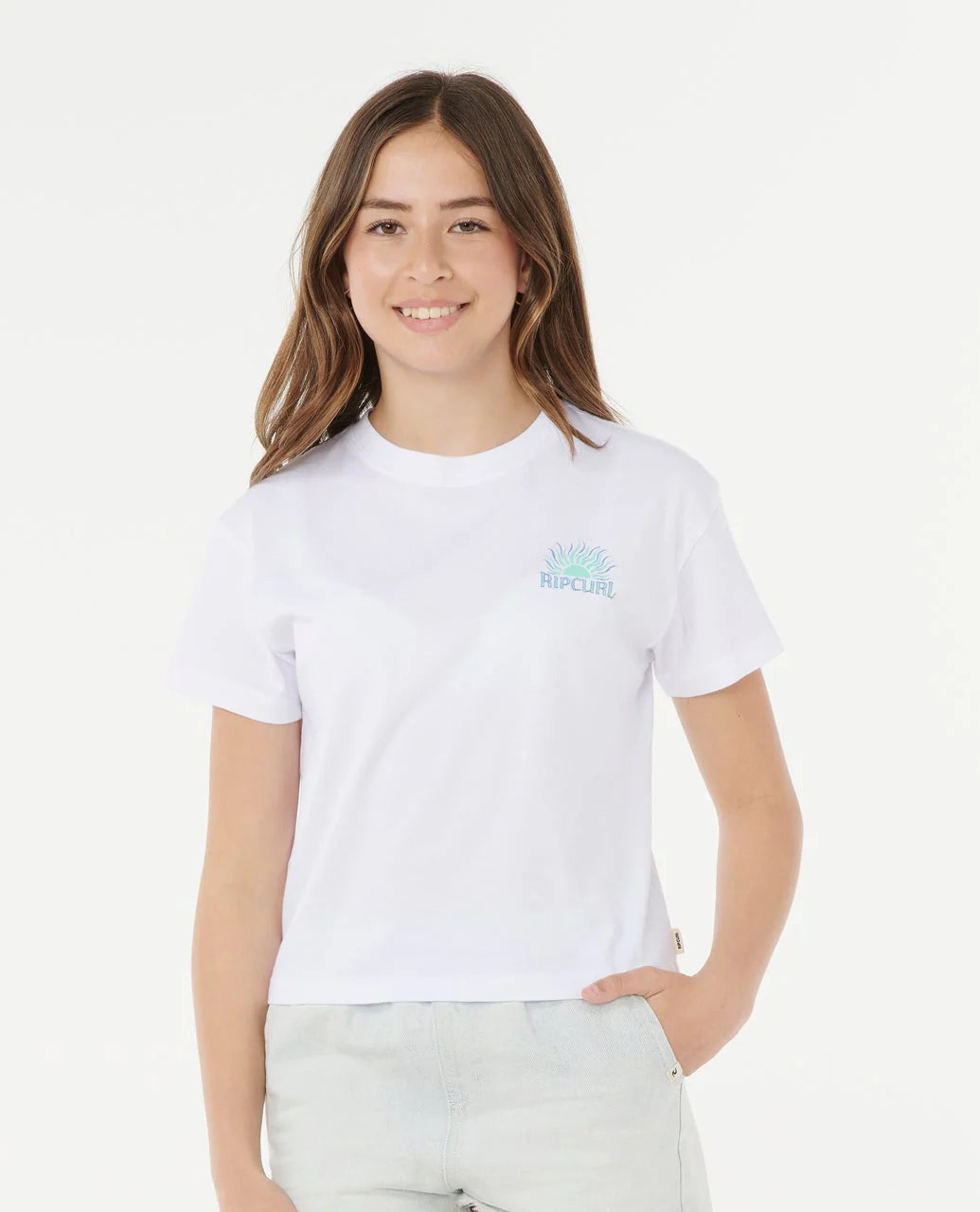 Sunrise Crop Tee - Kids