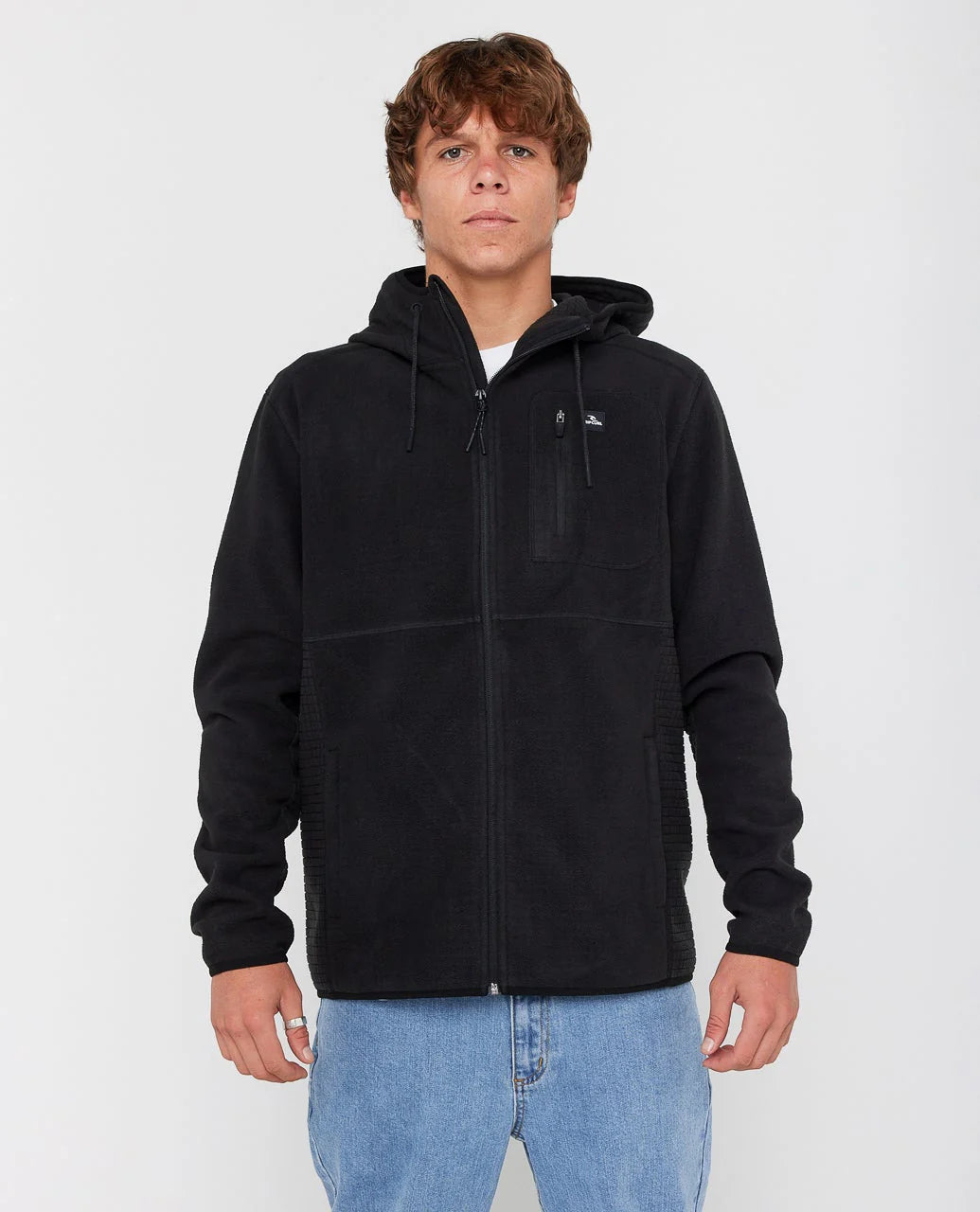 Ripcurl Departed Polar Fleece Zip Through Jacket
