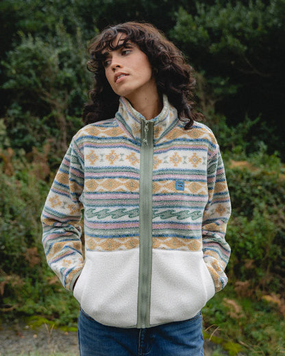 Rock Jetty Mock Neck Zip Sweatshirt