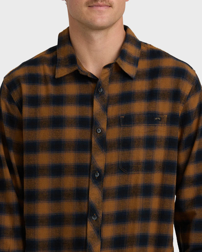Coastline Long Sleeve Flannel Shirt