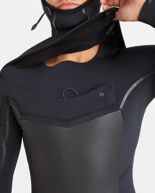5/4mm Absolute Natural+ Upcycler Welded Chest Zip Hooded Wetsuit