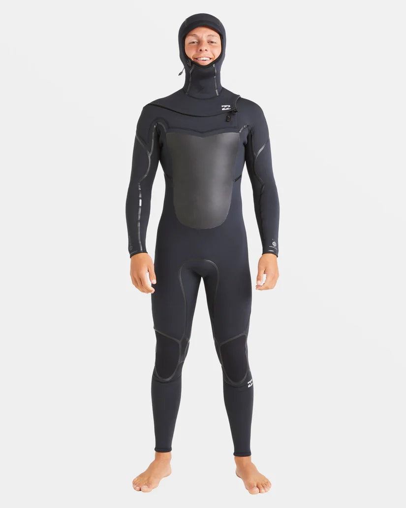 5/4mm Absolute Natural+ Upcycler Welded Chest Zip Hooded Wetsuit