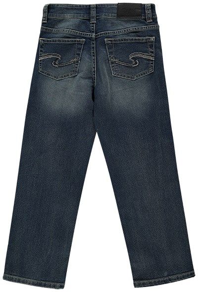 Silver Boys Garett Loose Fit Jean 4-7