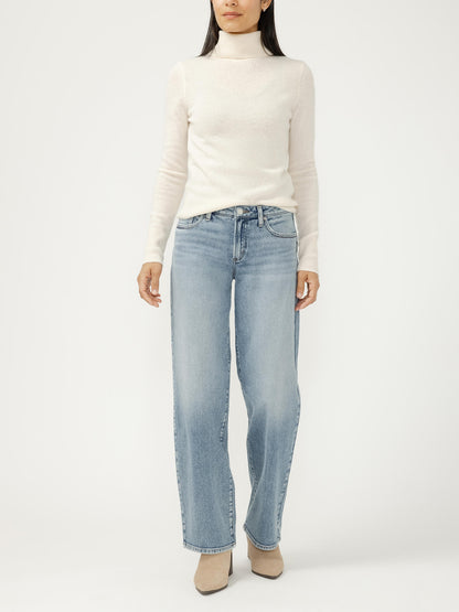 Silver Loose and Low Women's Jean