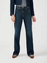 Load image into Gallery viewer, Silver Highly Desirable High Rise Trouser Leg Jeans
