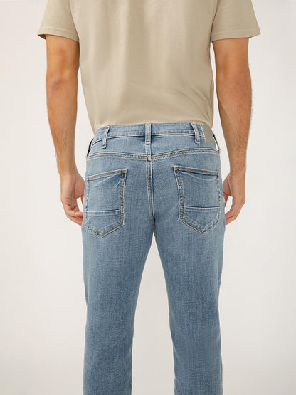 Silver Konrad Slim Fit Slim Leg Jeans