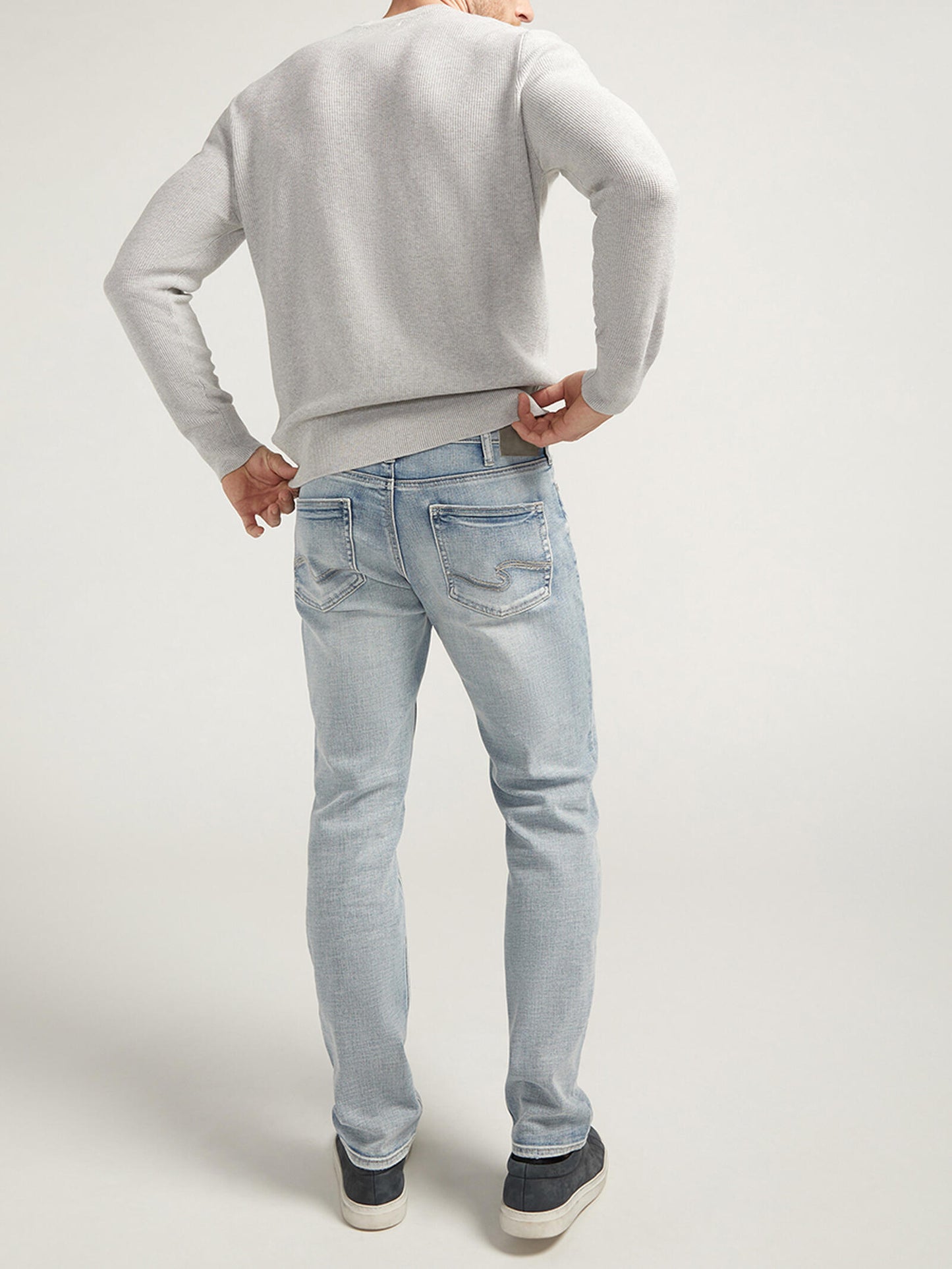 Silver Konrad Slim Fit Slim Leg Luxe Heritage Jeans