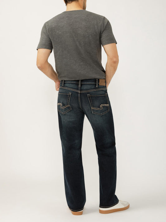 Silver Gordie Relaxed Fit Straight Leg Luxe Heritage Jeans