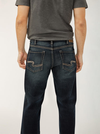 Silver Gordie Relaxed Fit Straight Leg Luxe Heritage Jeans