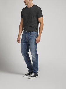 Silver Risto Athletic Fit Skinny Leg Jeans