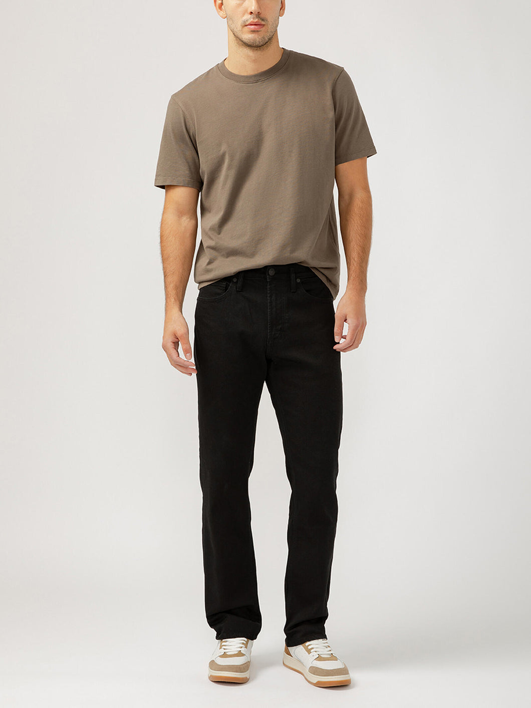 Silver Machray Athletic Fit Straight Leg Jeans