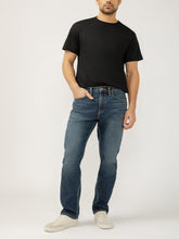 Load image into Gallery viewer, Silver Machray Classic Fit Slim Straight Leg Luxe Heritage Jeans
