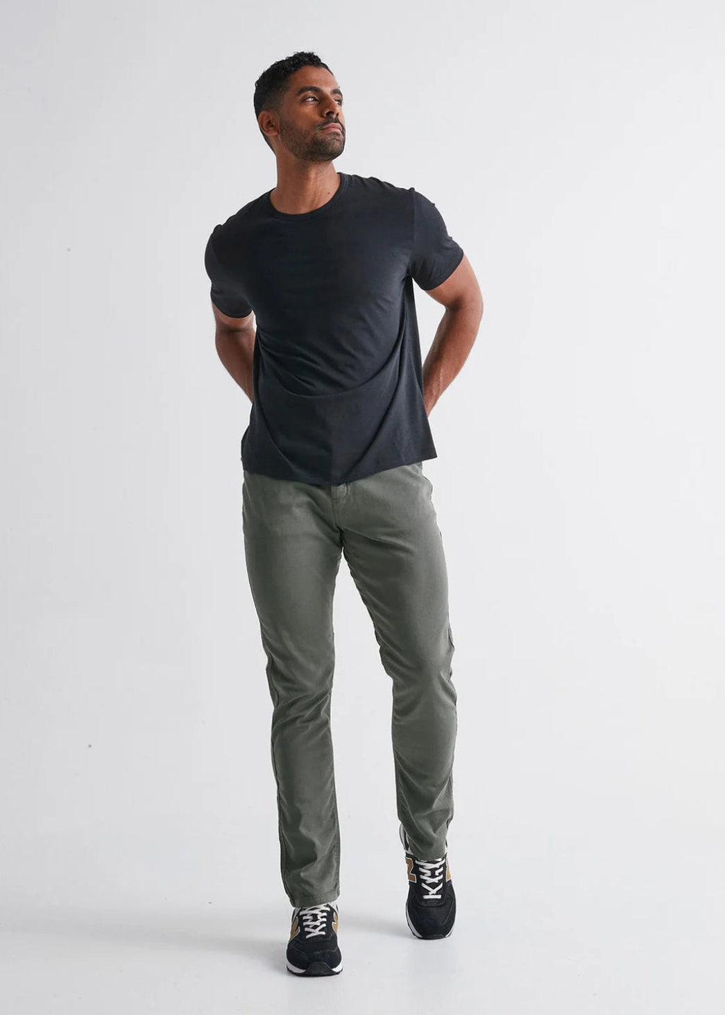 DU/ER No Sweat Relaxed Taper Gull