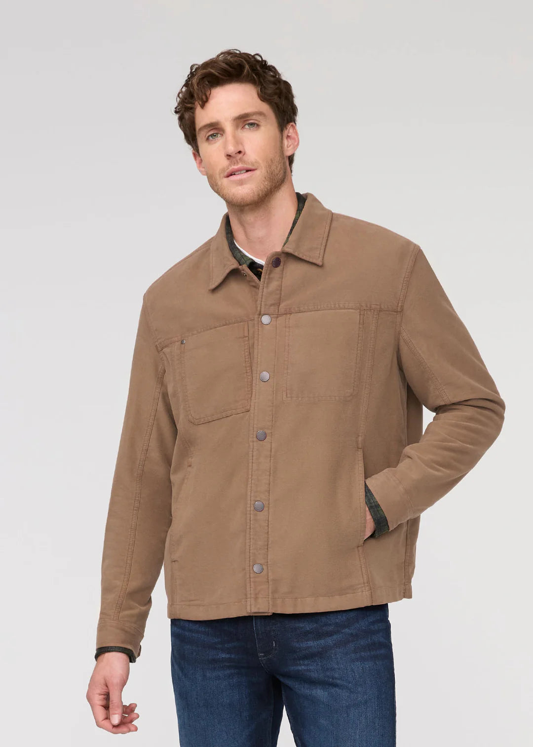 No Sweat Moleskin Jacket - Dark Walnut