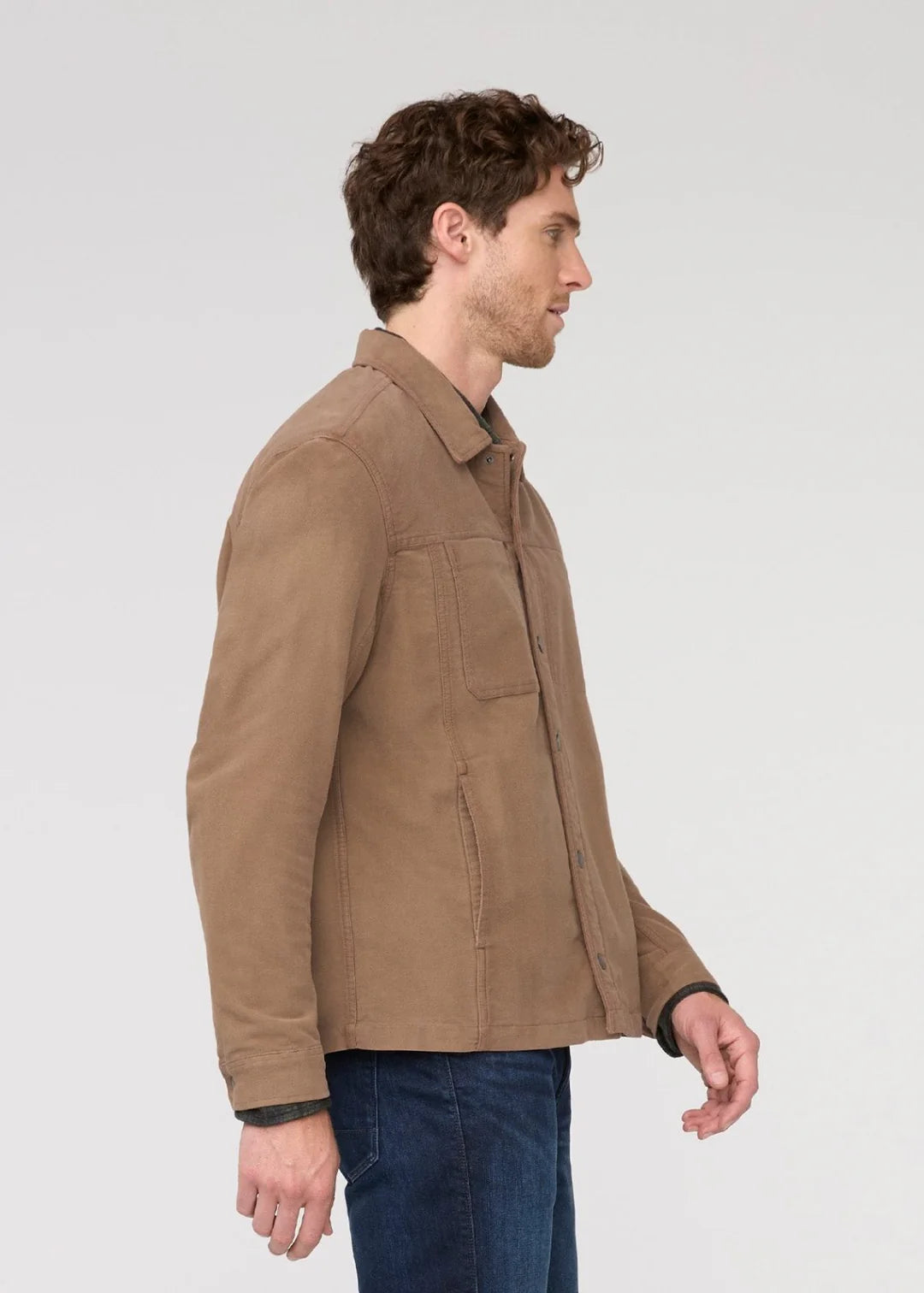 No Sweat Moleskin Jacket - Dark Walnut