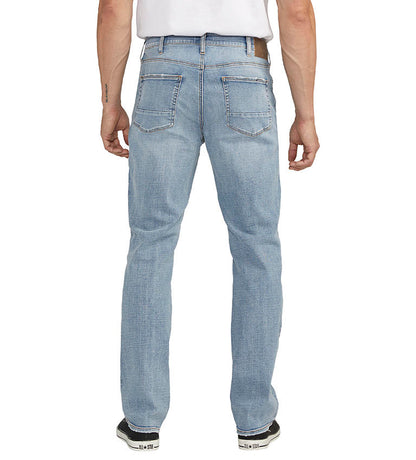 Silver Machray Athletic Fit Straight Leg Jeans