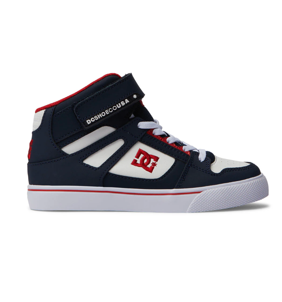 DC Pure Hightop EV Kids Shoe