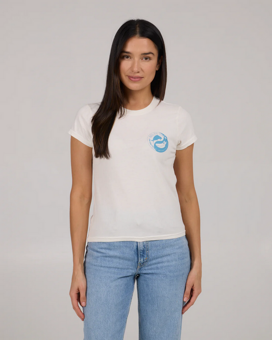 Fishin Yang Modern Tee - Off White