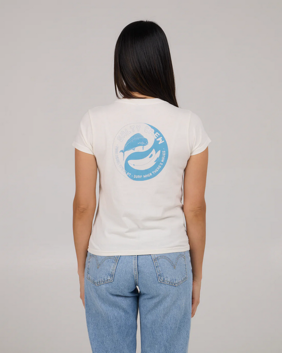 Fishin Yang Modern Tee - Off White