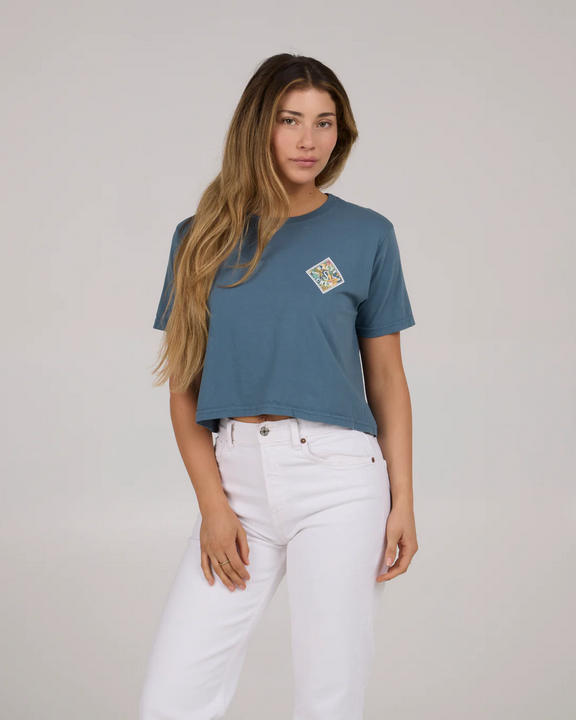 Tippet Fill Crop Tee - Off White