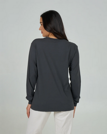 Salty Crew Heart Shark Long Sleeve Boyfriend Tee