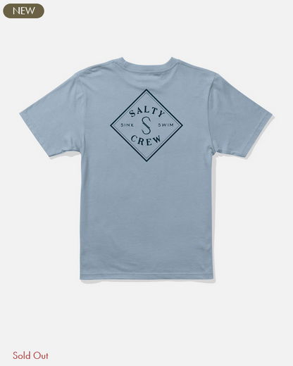 Tippet Boys Tee - Blue Fog