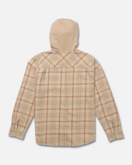 Salty Crew Whitewash Hooded Flannel