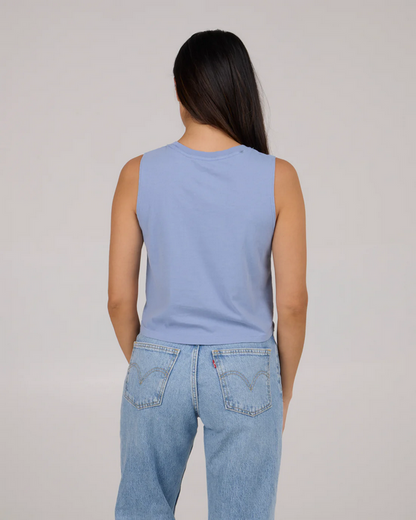 Sea Life Cropped Tank - Violet Blue