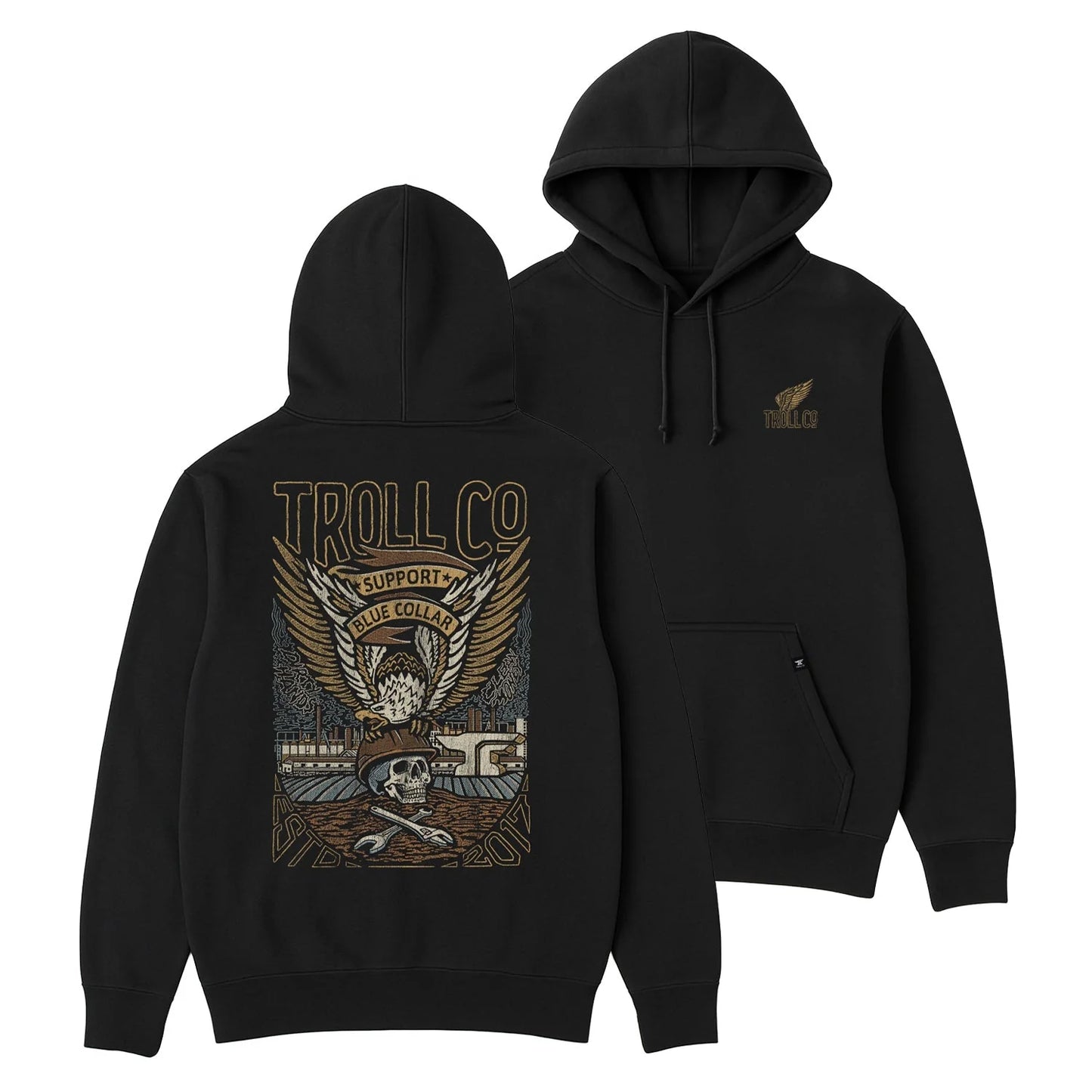 Troll Clothing Men's SBC Grounded Hoodie