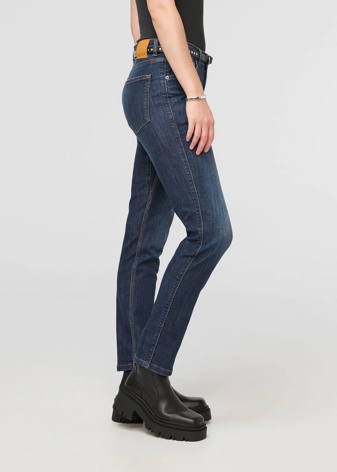 DU/ER Performance Denim Girlfriend - Heritage Blue