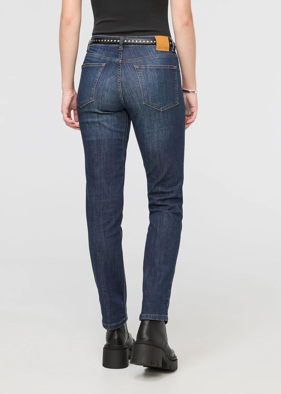 DU/ER Performance Denim Girlfriend - Heritage Blue