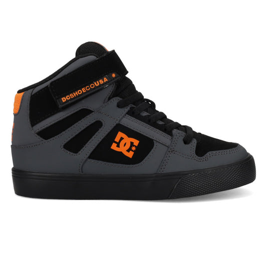 DC Pure HI Top EV Kids Shoe