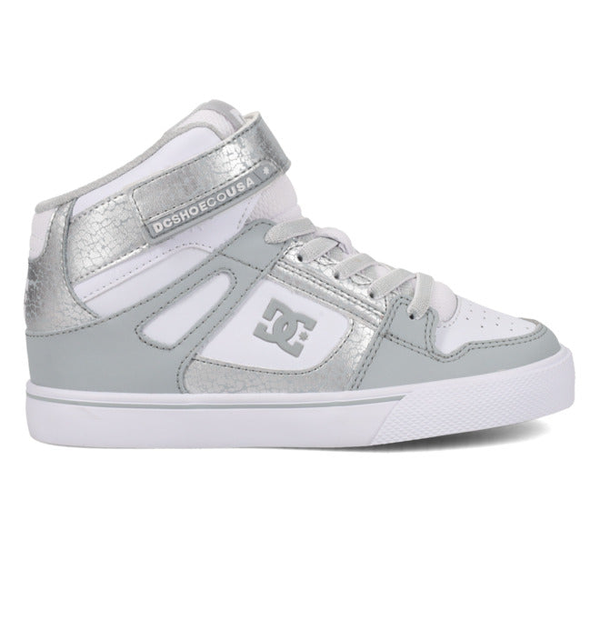 DC Pure HI Top EV Kids Shoe