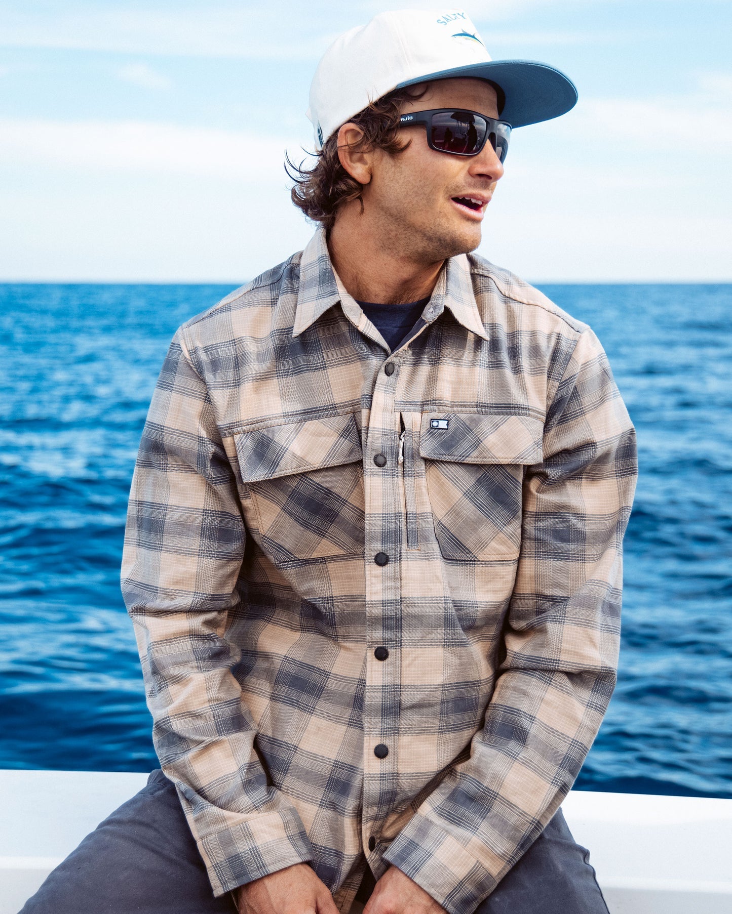 Salty Crew Mens Fathom Tech Flannel
