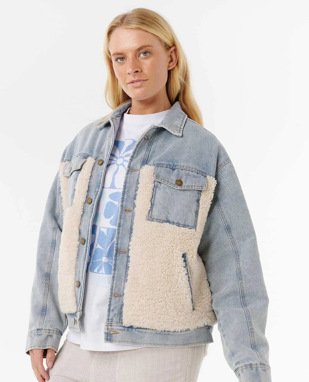 Ripcurl Cruisin' Sherpa Denim Jacket