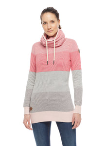 RAGWEAR BABETT STRIPES LONG HOODIE