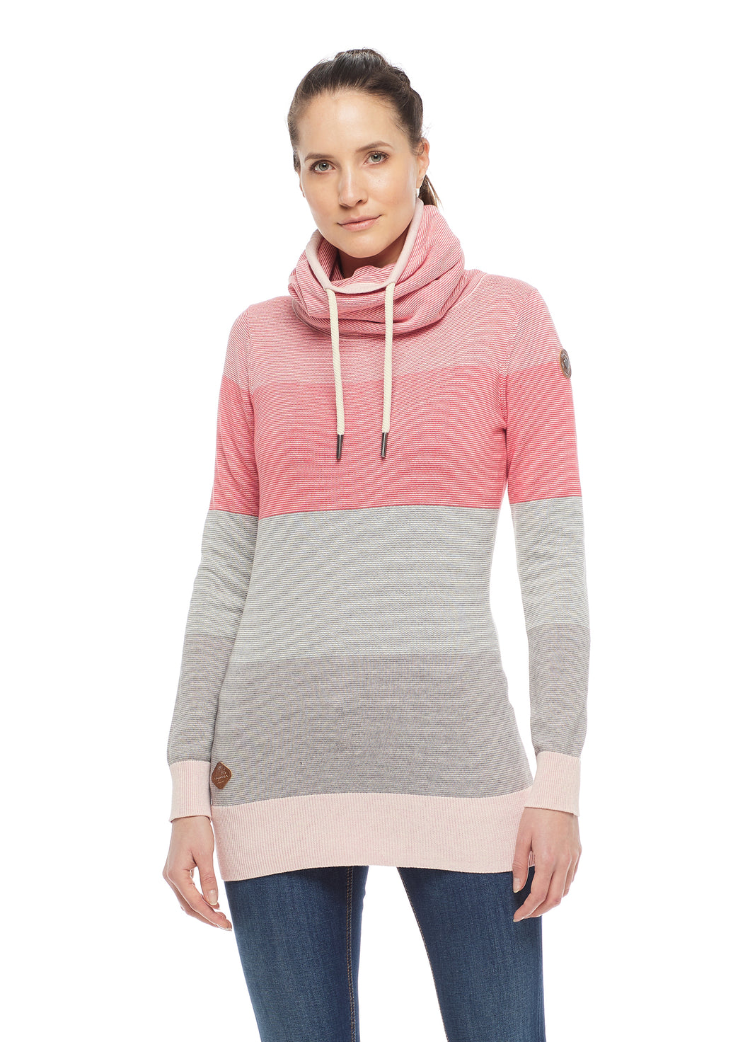 RAGWEAR BABETT STRIPES LONG HOODIE