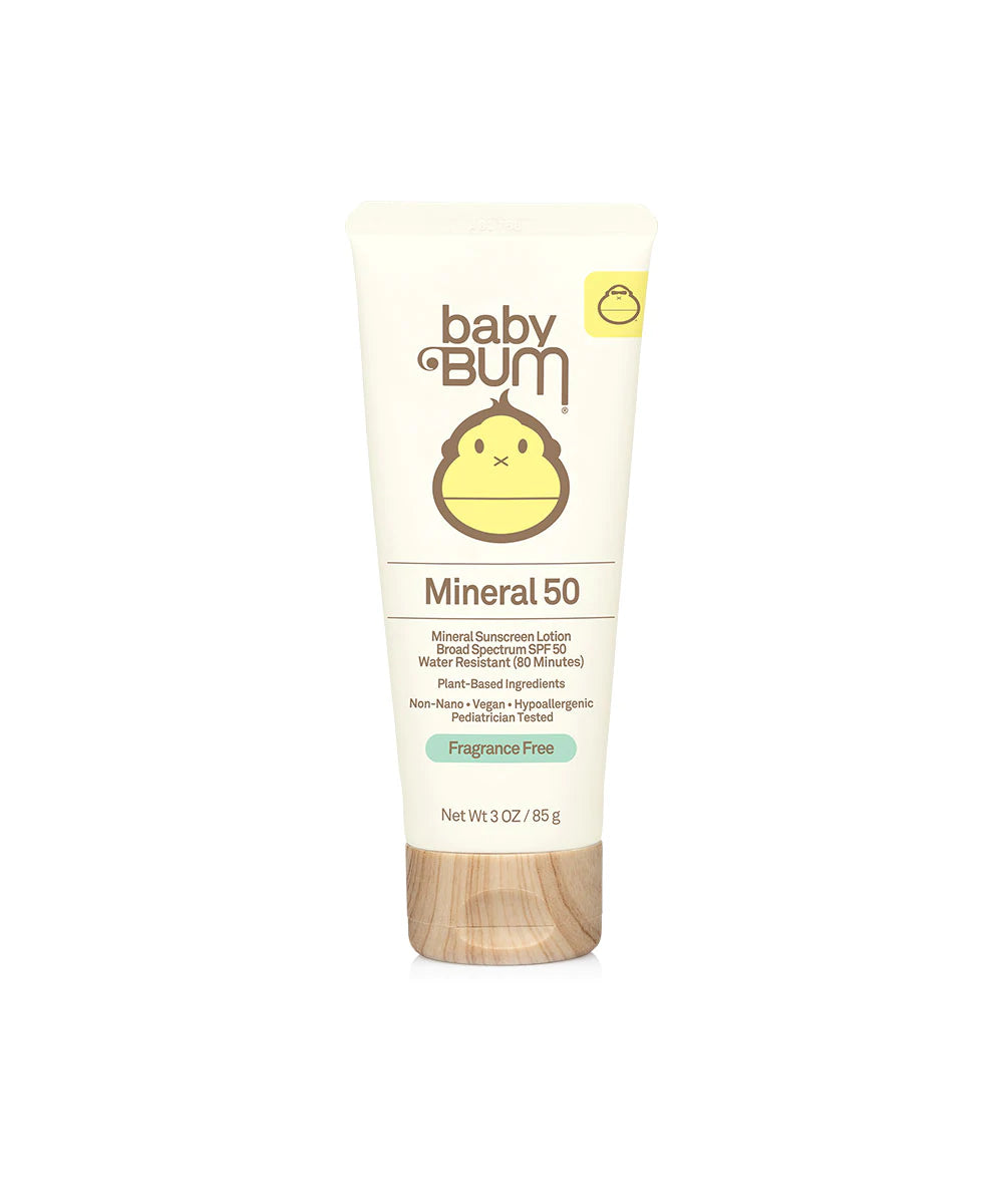 Baby Bum Mineral SPF 50 Sunscreen Lotion - Fragrance Free