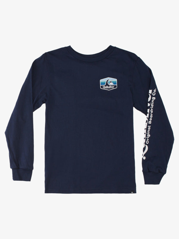 QUIKSILVER BOY 8-16 TOWN HALL L/S TEE