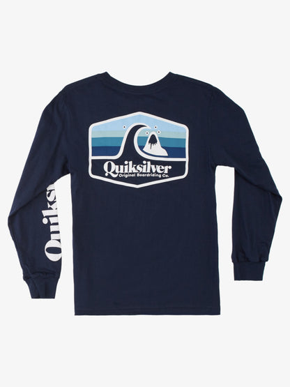 QUIKSILVER BOY 8-16 TOWN HALL L/S TEE